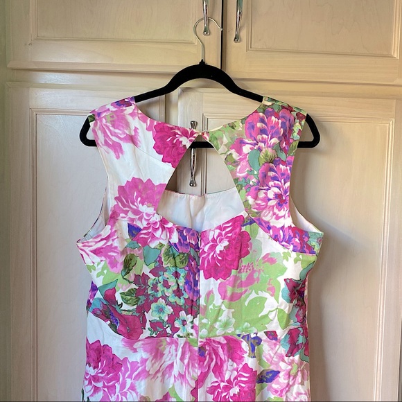 Pink Floral Spring Dress - Picture 3 of 4